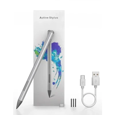 Afbeelding van 2024 Nieuwe Surface pen voor Microsoft Pro 10/9/8/7/6/5/4/3/X, Go/Book/Studio/Laptop, 4096 Drukgevoeligheid Windows Stylus Pen, USB C opladen, Gum &amp; Rechtsklik, Magnetische