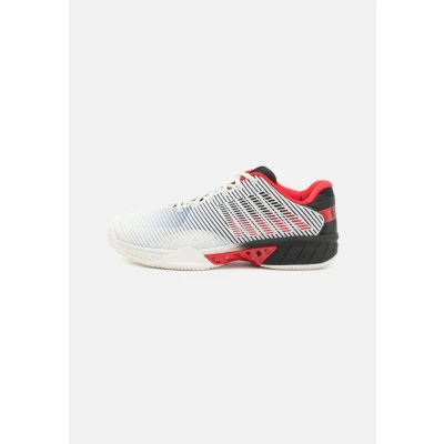 Afbeelding van Hypercourt Express 2 HB 06614 Tennisschoenen Heren Bright White Stretch Limo High Risk Red100 10 Wit