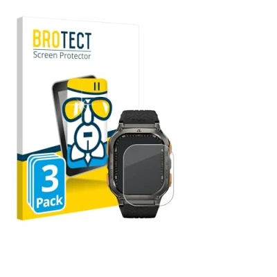Afbeelding van BROTECT Glas Screen Protector voor Kospet Tank M3 Ultra (3 Stuks) Schermbeschermer [9H Hardheid, Beschermglas Folie niet Gehard Glas]