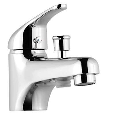 Afbeelding van ROUSSEAU Mengkraan mechanische badkuip en douche Chroom Monotrou NF