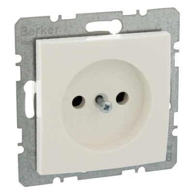 Afbeelding van Stopcontact Berker S1 (Inbouw, Wit)