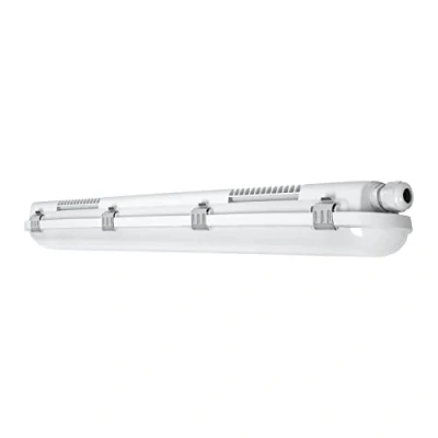 Afbeelding van Ledvance armatuur led 1080lm 9w 4000k ip65 wit opbouw beh grijs kunststof 600x77x66mm 4058075300705