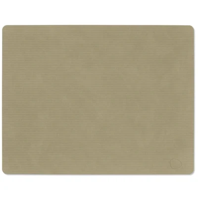 Afbeelding van LIND DNA Corduroy placemat square L Herbal Dust