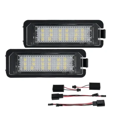 Afbeelding van Bynome CanBus Led kentekenplaatverlichting, foutloze kentekenplaatverlichting SMD voor VW Golf 4 5 6 MK4 MK5 MK6 Passat Polo CC Eos Scirocco