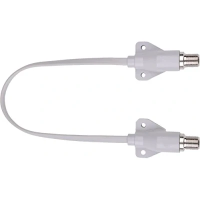 Afbeelding van DUR line® Professionele vensterdoorvoer XL 34cm kabellengte minimale demping, maximale afscherming geïntegreerde aluminium kern 30.000 raamsluitingen geen boren! Extreem flexibel