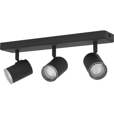 Afbeelding van EGLO Consuma 1 Spot Badkamer GU10 40 cm Zwart
