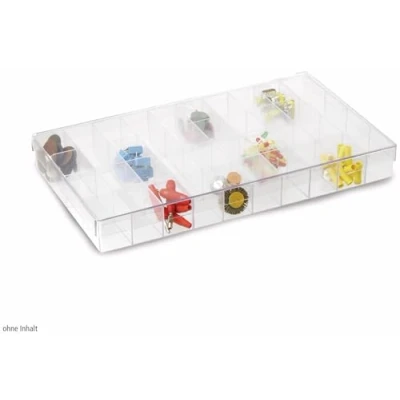 Afbeelding van Huefner Duebel assortimentsdoos (L x B H) 358 210 43 mm Aantal vakken: 40 vaste onderverdeling 1