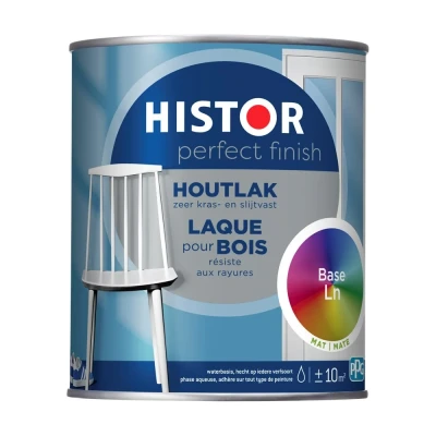 Afbeelding van Histor Perfect Finish Houtlak Mat Lak 750 ml Mengbaar
