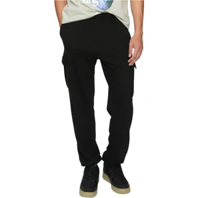 Afbeelding van Urban Classics Light Terry Wide Cargo Sweatpants voor heren, zwart, 4XL