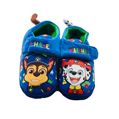 Afbeelding van PAW PATROL, Pantoffels voor jongens of meisjes, met Chase en Marshall, blauw, maat 23 31 EU, Marshall Chase, 29 EU