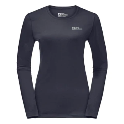 Afbeelding van Jack Wolfskin Sky Thermal L/S W wandelshirt dames, Grafiet, XL