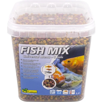 Afbeelding van Ubbink FISH MIX visvoer Universal 5,4L 6mm compleet voer drijvend