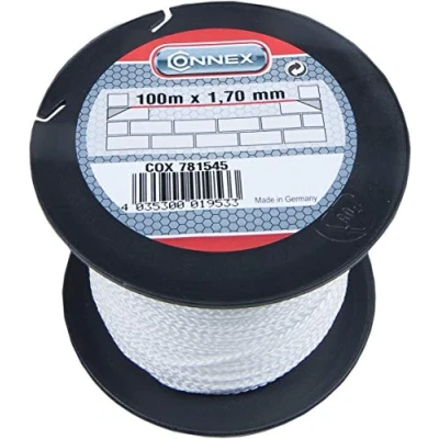 Afbeelding van Paslijn voor Tegels 100 m x 1,7 mm Wit Polypropyleen