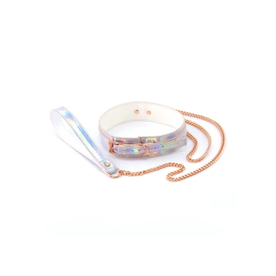 Afbeelding van Bondageset Cosmo Bondage Collar and Leash Multicolours