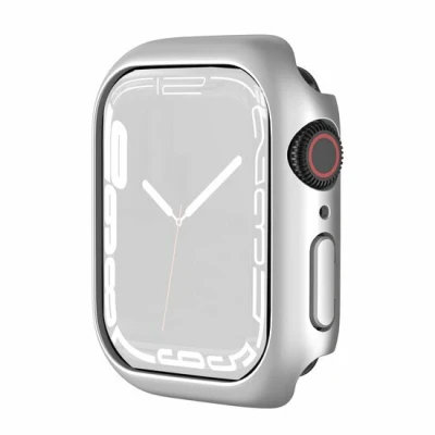 Afbeelding van Apple Watch 45mm Hard case (open front) Zilver Geschikt voor