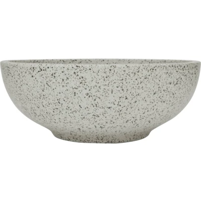Afbeelding van vidaXL Opzetwasbak rond F41x14 cm keramiek grijs