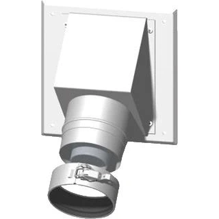 Afbeelding van Burgerhout Miniflex schachtaansluiting PP Ø 60/100mm 45