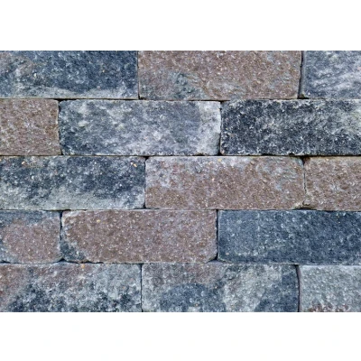 Afbeelding van Kijlstra Splitrock 2.0 32x13x11 Cm Oud Drachten Getrommeld De stapelblokken zijn bouwelementen voor muurtjes, plantenbakken