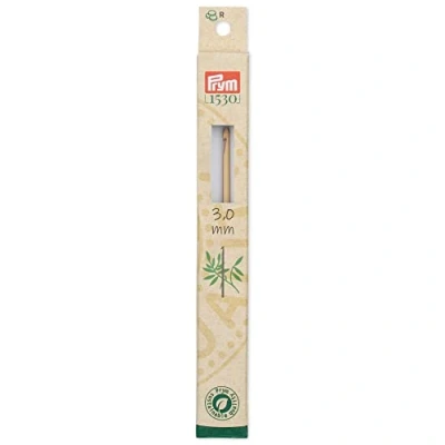Afbeelding van Prym 1530 Wool Bamboo (15 cm, 3,00 mm) Haaknaald 1 Stuk