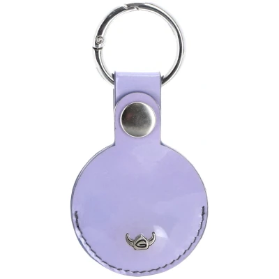 Afbeelding van Golden Head Leren Sleutelhanger Carrara RFID Protect Keyholder for Bluetooth Tracker Lavender Paars