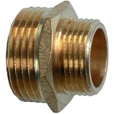 Afbeelding van Conmetall dubbele nippel messing 1&quot; x 3/4&quot;
