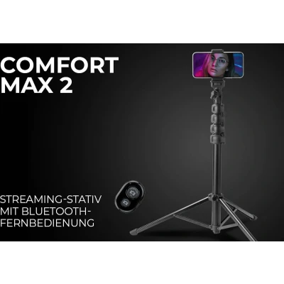 Afbeelding van Rollei Comfort Max 2 Streaming Tripod incl. Bluetooth remote