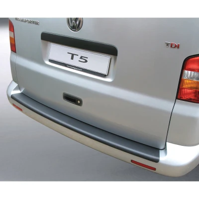 Afbeelding van RGM ABS Achterbumper beschermlijst passend voor Volkswagen Transporter T5 2003 2012 Zwart