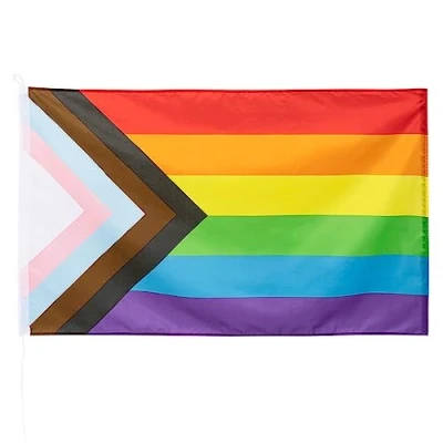 Afbeelding van Boland Polyester vlag Progress Regenboog