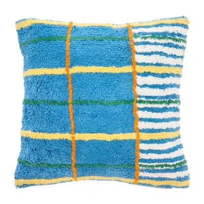 Afbeelding van Villa Collection Styles Sierkussen 45 x cm Blauw