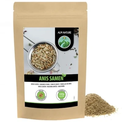 Afbeelding van Alpi Nature anis volledig (1 kg) zaden 100% natuurlijk zonder additieven veganistisch