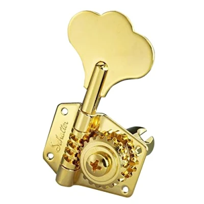Afbeelding van Schaller bas mechanieken BML 4L goud, BMGOL Basgitaar stemmechaniek