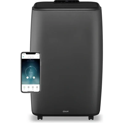 Afbeelding van Duux North 12K BTU/u Grijs Smart Mobiele Airco Airconditioning Inclusief Raamafdichtingsset