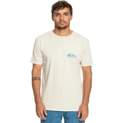Afbeelding van Quiksilver Pastime Paradise Heren T shirt Eqyzt07252 wdw0 Kleur Wit Maat S