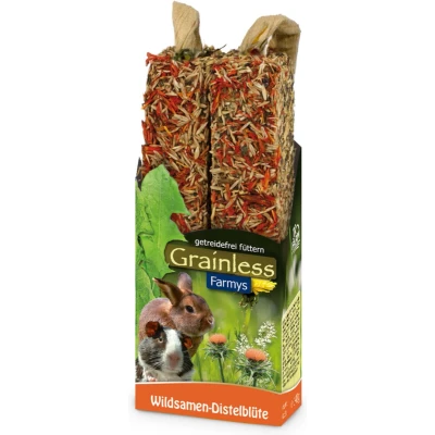 Afbeelding van JR Farm Grainless Farmys wilde zaden/distelbloemen, 140 gram
