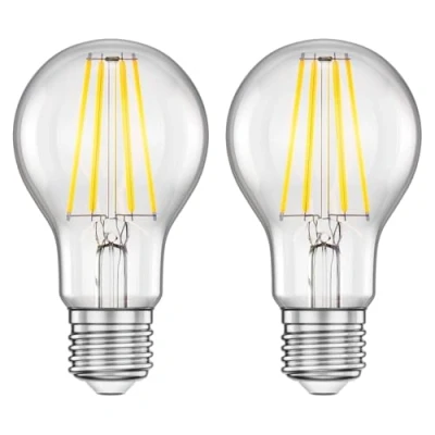 Afbeelding van ledscom.de 2 stuks E27 LED lamp, A60, warm wit (2700 K), 7,1 W, 963lm, 3 staps dimmer