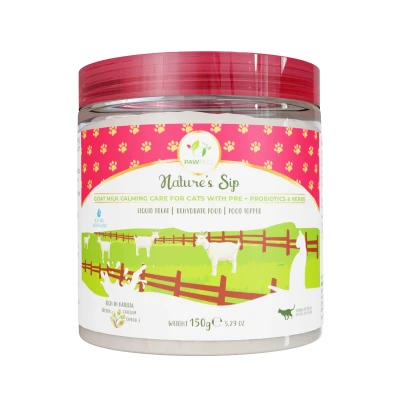 Afbeelding van Pawfect Geitenmelk voor de kat Calming Care 150 gr.