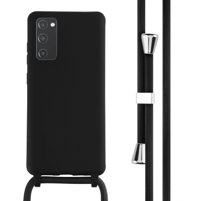 Afbeelding van Samsung Galaxy S20 FE Hoesje Siliconen en TPU (zacht) iMoshion Softcase/Koordhoesje/Backcover Zwart Telefoonhoesje