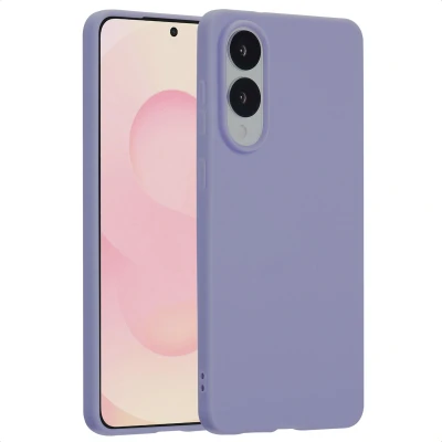 Afbeelding van Samsung Galaxy S25 Edge Hoesje Siliconen en TPU (zacht) imoshion Softcase/Backcover Lila Telefoonhoesje