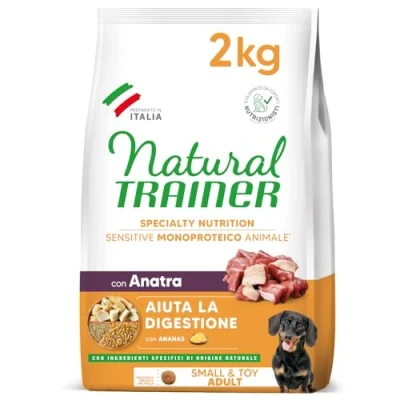 Afbeelding van Natural Trainer Dog Adult Mini Sensitive Duck 2 KG