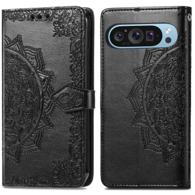 Afbeelding van Google Pixel 9 Pro XL Hoesje Kunstleder iMoshion Bookcase Zwart Telefoonhoesje