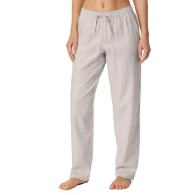 Afbeelding van Schiesser MIX Relax WEB Pyjamabroek, Dames, Maat: 3XL, Off white