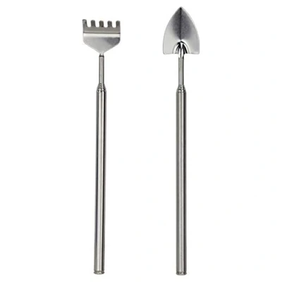 Afbeelding van Esschert Design Terrariumgereedschap 28 Cm Rvs Zilver 2 delig