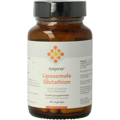 Afbeelding van Epigenar Glutathion Liposomaal, 60 Veg. capsules