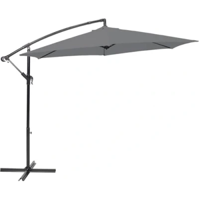 Afbeelding van Infinity Goods Zweefparasol 300CM Incl. Kruisvoet Waterdicht Draai en kantelbaar Verstelbare Hoogte