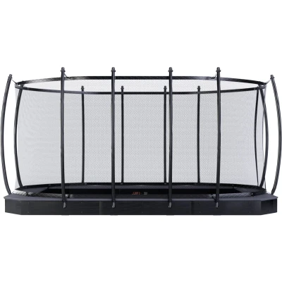 Afbeelding van Trampoline Avyna Pro Line InGround 520 x 305 + Royal Class Veiligheidsnet Grijs