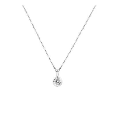 Afbeelding van YO&amp;NO Ketting Zilver Anker Zirkonia 1,1 mm 41 + 4 cm Sieraden vrouw Gerhodineerd 925