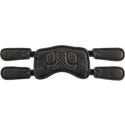 Afbeelding van BR Singel Stafford DR met soft gel en 2 veergespen 60 Zwart Zilver