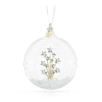 Afbeelding van Swarovski 5682735 Kerstbal Annual Edition Ornament 2024 inStock horloge GoudkleurTransparant