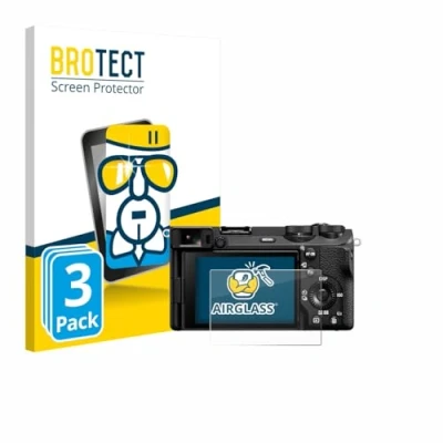 Afbeelding van BROTECT Screenprotector voor Sony Alpha 6700 Folie Beschermfolie Beschermglas transparant (3 Stuks)