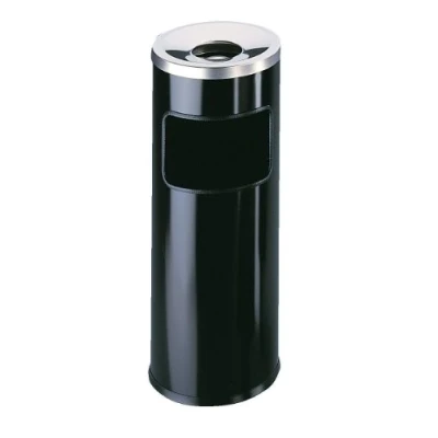 Afbeelding van Durable METALEN AFVALBAK MET ASBAK SAFE
